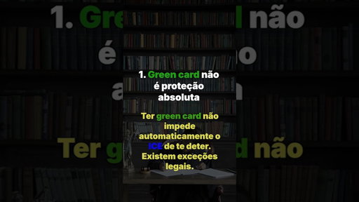 Ter um Green Card NÃO te torna um cidadão americano! 🇺🇸
