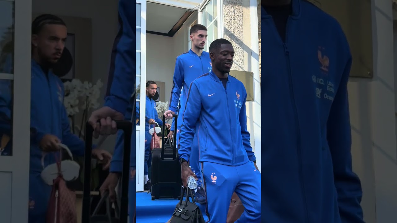 Les Bleus quittent Clairefontaine, direction Lille ! 👋