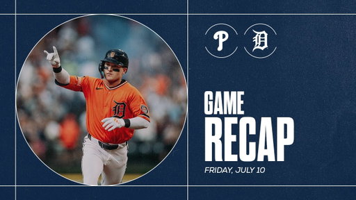 Game Highlights: McGonigle, Keith & Tork Homer, Tigers Surge to 10-2 Win vs. Phillies | 7/10/26