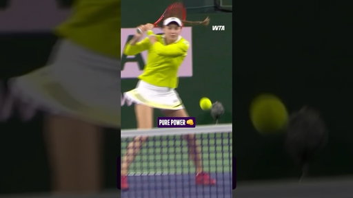 Elena Rybakina in full flow 🤩#TennisParadise