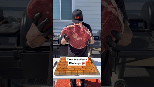 The 456oz Steak Challenge 🥩 #SteakChallenge #BBQ #Carnivore