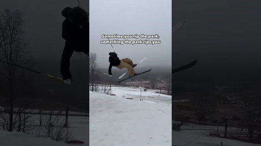 Ouch that had to hurt 😭⛷️