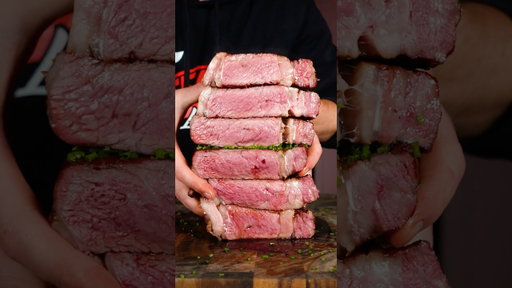 Triple Steak Stacks make me smile 😊🥩