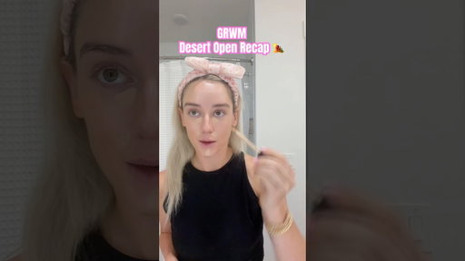 Desert Open Recap🏜️ #grwm #golf #goodgood #golflife #golfgirl #dayinmylife #golfshorts #hadleywalts