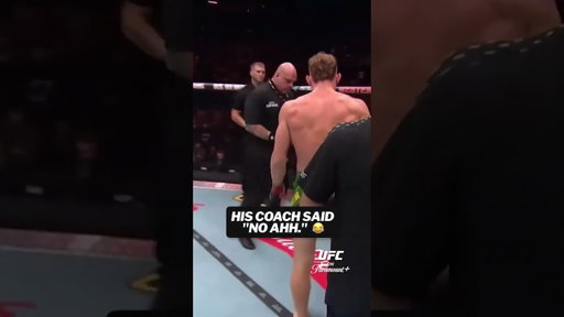 His coach didn't want to hear it 😂 #UFC #UFCPerth #jackdellamaddalena
