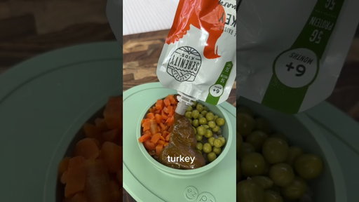 Turkey Harvest Bowl for Toddlers! #toddlermeals #babyledweaning