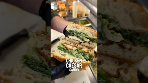 Chicken Caesar Sandwich! @milesquarecafe