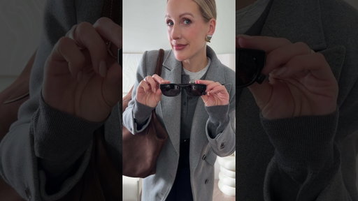 Autumn outfit 🍂 Grey + Brown colour combination trends AW25 #ootd