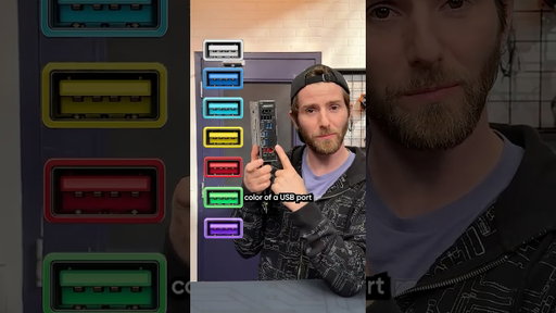 USB Colors have meanings?