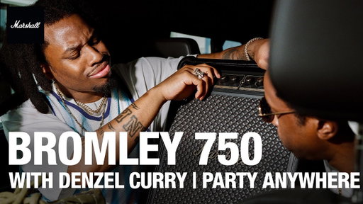 Meet Bromley 750 Party Speaker With Denzel Curry | Marshall | #PartyAnywhere
