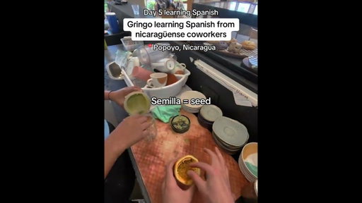 Best way to learn Spanish is naming your environment - so much better than studying flash cards