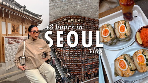 48 HOURS IN SEOUL VLOG | shopping in Seongsu, cute cafes & Myeongdong Night Market
