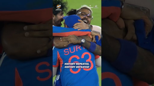 Team India win the ICC Men's #T20WorldCup for the third time! #INDvNZ