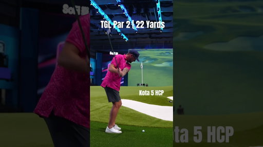 Up and Down Challenge at TGL Pt.2 #golf #paryard #golfskill #golfswing #golftechnique