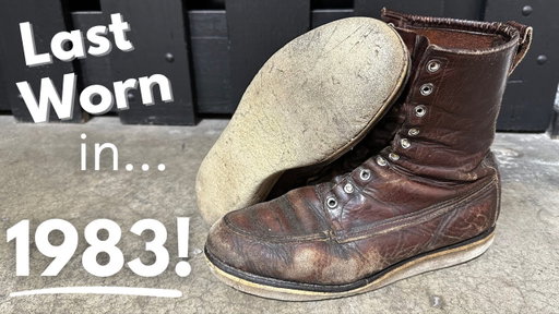 Vintage Red Wing Irish Setter Boot Restoration | Total Boot Makeover