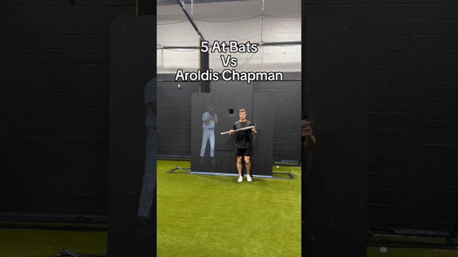 5 At Bats Vs Aroldis Chapman | Hardest Throwing Pitcher Ever
