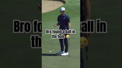 Why was there a ball in the hole? 😭 #LIVGolf #golf