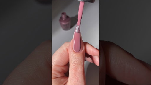 Calm in créme form. Claydreaming is a soft brown-purple nail polish that feels like a reset. #shorts