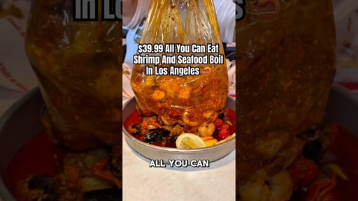$39.99 All You Can Eat Shrimp And Seafood Boil In Los Angeles #carson #losangeles #seafood #food