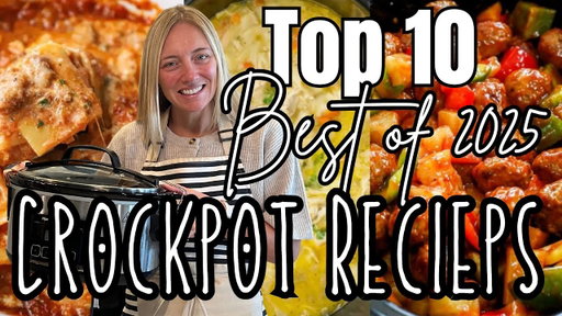 TOP 10 DUMP & GO CROCKPOT RECIPES OF 2025! | EASY SLOW COOKER MEALS | MOLLY PURCELL