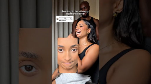 Reacting to my BFs edit 🤦‍♂️😫 #boyfriendedit