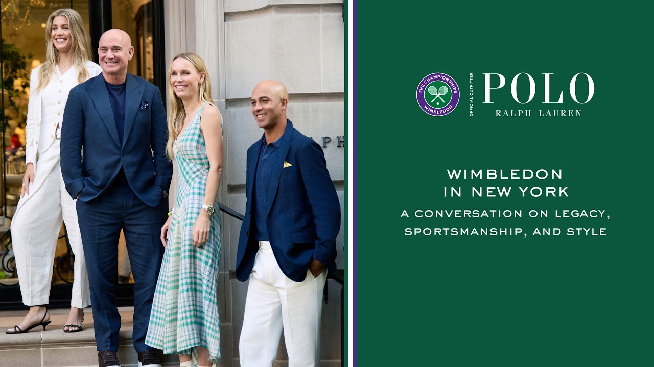 RALPH LAUREN | In Conversation with Andre Agassi, Caroline Wozniacki, Genie Bouchard, & James Blake
