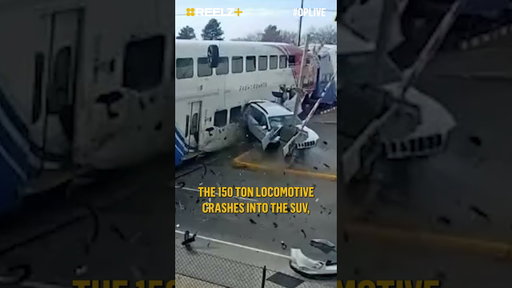 Caught on Camera: SUV Slammed by Train in Utah