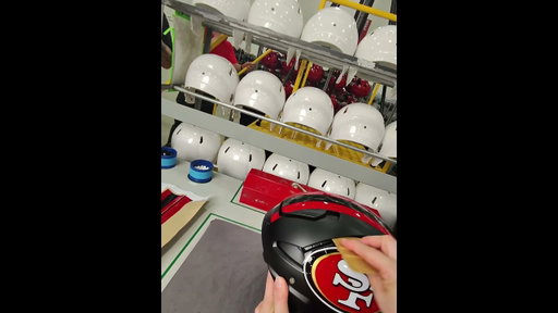 Getting Rivalries ready 🫡 #helmet #equipment #behindthescenes