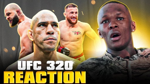 Israel Adesanya Reacts To Alex Pereira's INSANE 1st Round KO Of Magomed Ankalaev | UFC 320 Reaction