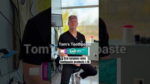 Oral surgeon rates toothpaste products 1-10