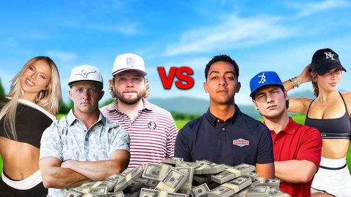 We Played Alternate Shot High Stakes Golf Match!