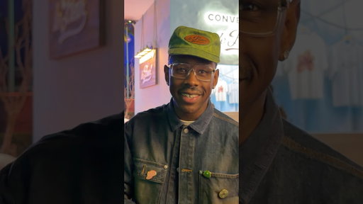 Inside the Converse 1908 space at @campfloggnawcarnival with @TylerTheCreator.