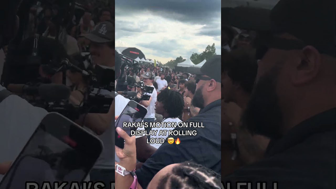 Rakai just pulled up to Rolling Loud 🤯🔥