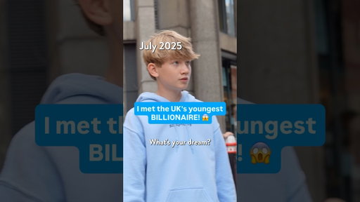 He’s the YOUNGEST billionaire! 😱