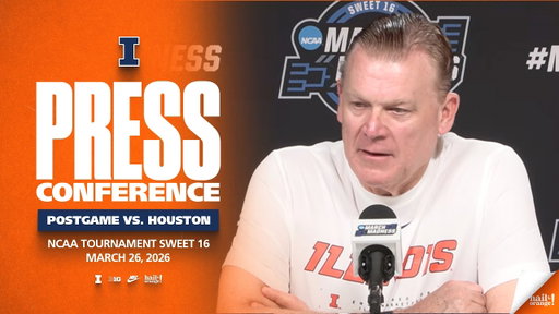 Illinois Men's Basketball | Postgame Press Conference - NCAA Sweet 16 vs. Houston 3/26/26