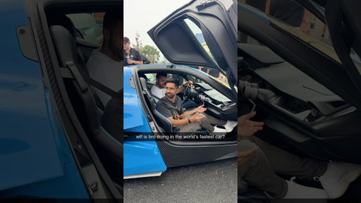 VIKKSTAR IN WORLD’S FASTEST CAR