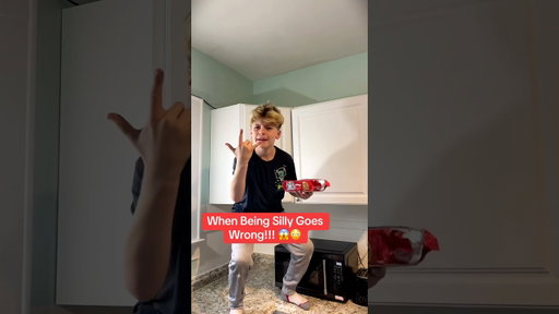 WHEN BEING SILLY GOES WRONG!!! 😱😳 #funny #comedy #comedyshorts #fatherson