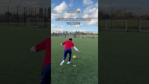 Cristiano Ronaldo’s ROCKET Vs Porto🚀 #football #footballshorts #soccer #funny