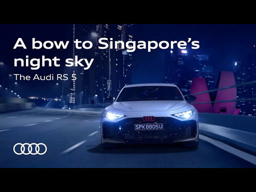 A Bow to Singapore's Night Sky | The Audi RS 5