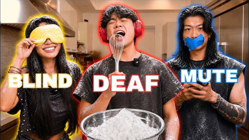 BLIND DEAF MUTE Challenge | Ft. Ashley & Richard
