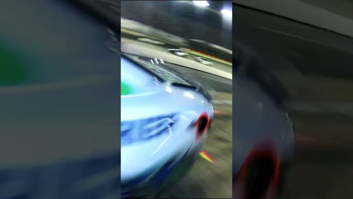Pitting under the lights during a crazy Bristol night race.