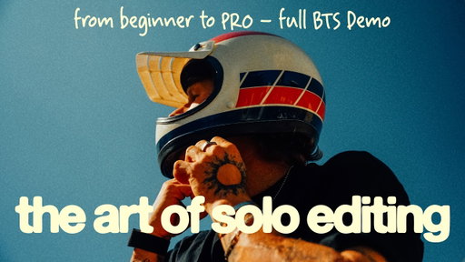 How to edit videos of yourself cinematically - full demo