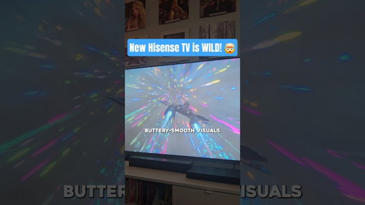 This 4K @HisenseCA TV is DIABOLICAL 🤯