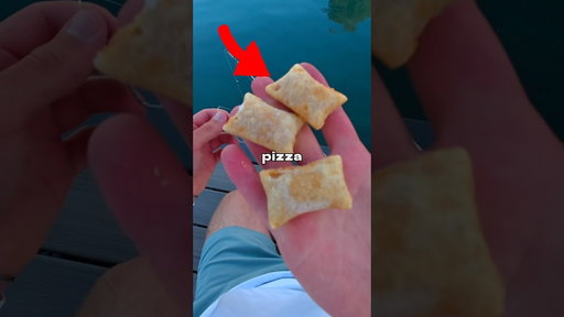 I Fished with a PIZZA ROLL 🐟🎣