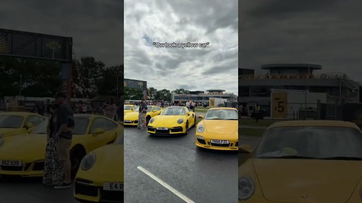 IYKYK 🤣 #yellowcar #porsche