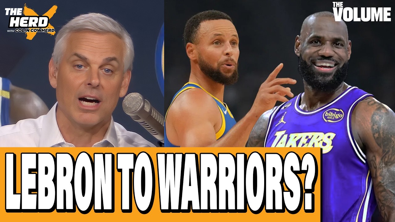 Why LeBron James could join Steph Curry on Warriors & leave Lakers | Colin Cowherd: THE HERD NBA