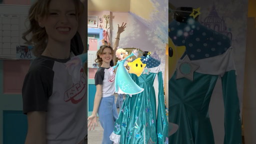 My finished Rosalina from Mario Galaxy cosplay!! 🤩💫🩵 #cosplay #sewing #diy