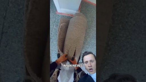 Man Lifehacks Carpet Removal | Man News (via rubioflooring/ig) #reaction #homereno #lifehacks #funny