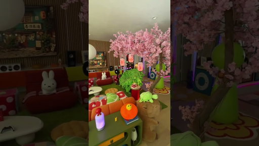 how’s it look during the day?  .....#dopaminedecor #maximalism #gamingsetup #vrchat #hometour