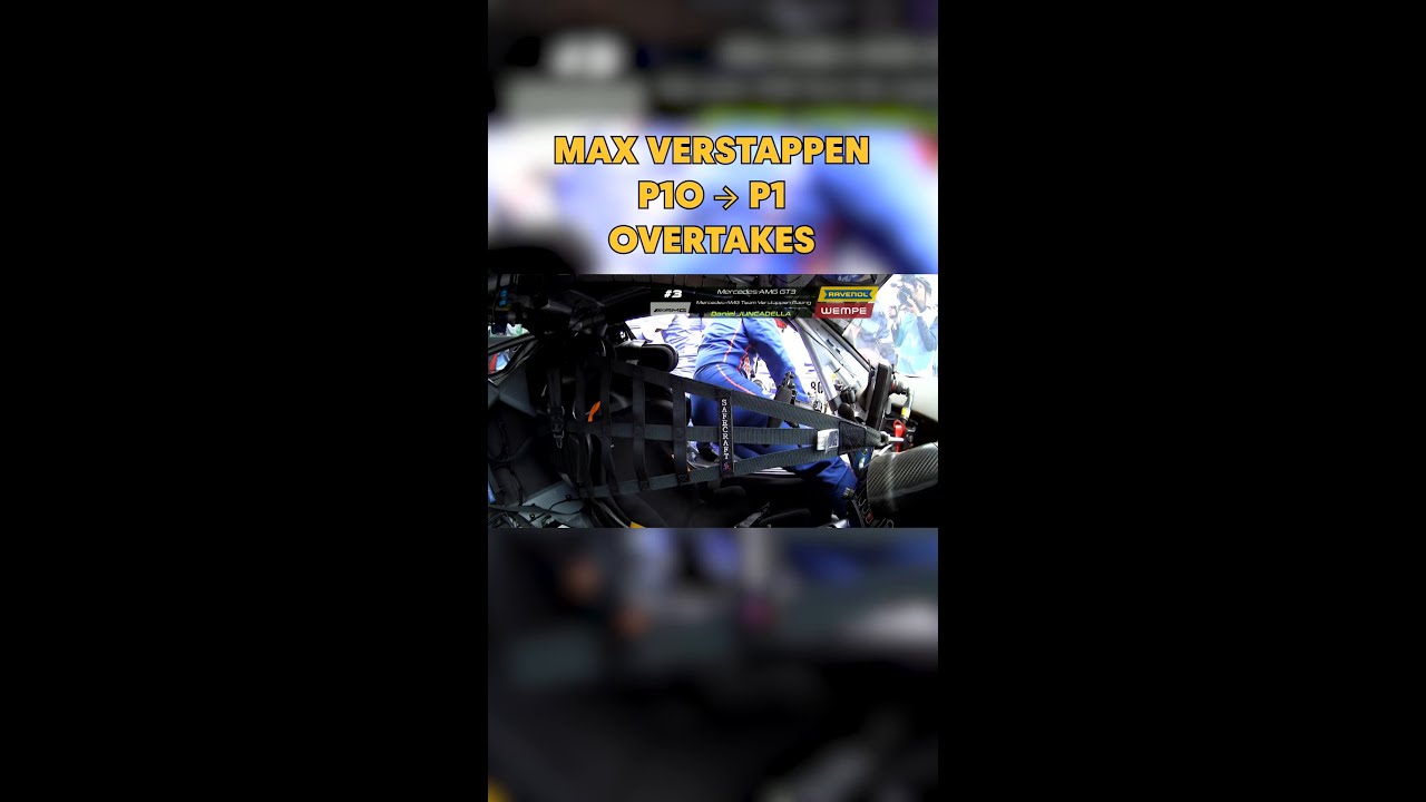 Max Verstappen on his way to the top of Nürburgring 🤯